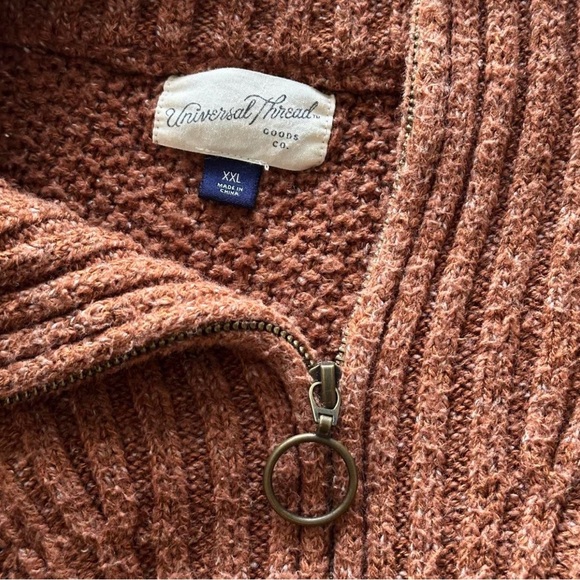 Universal Thread Rust Cowl Neck Sweater - Picture 2 of 3
